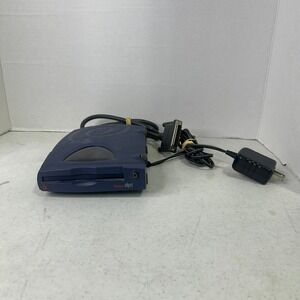 Iomega Zip 250 External Parallel Port Drive Blue Model Z250P with Power Adapter